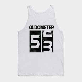 Oldometer Happy Birthday 53 Years Old Was Born In 1967 To Me You Papa Dad Mom Brother Son Husband Tank Top